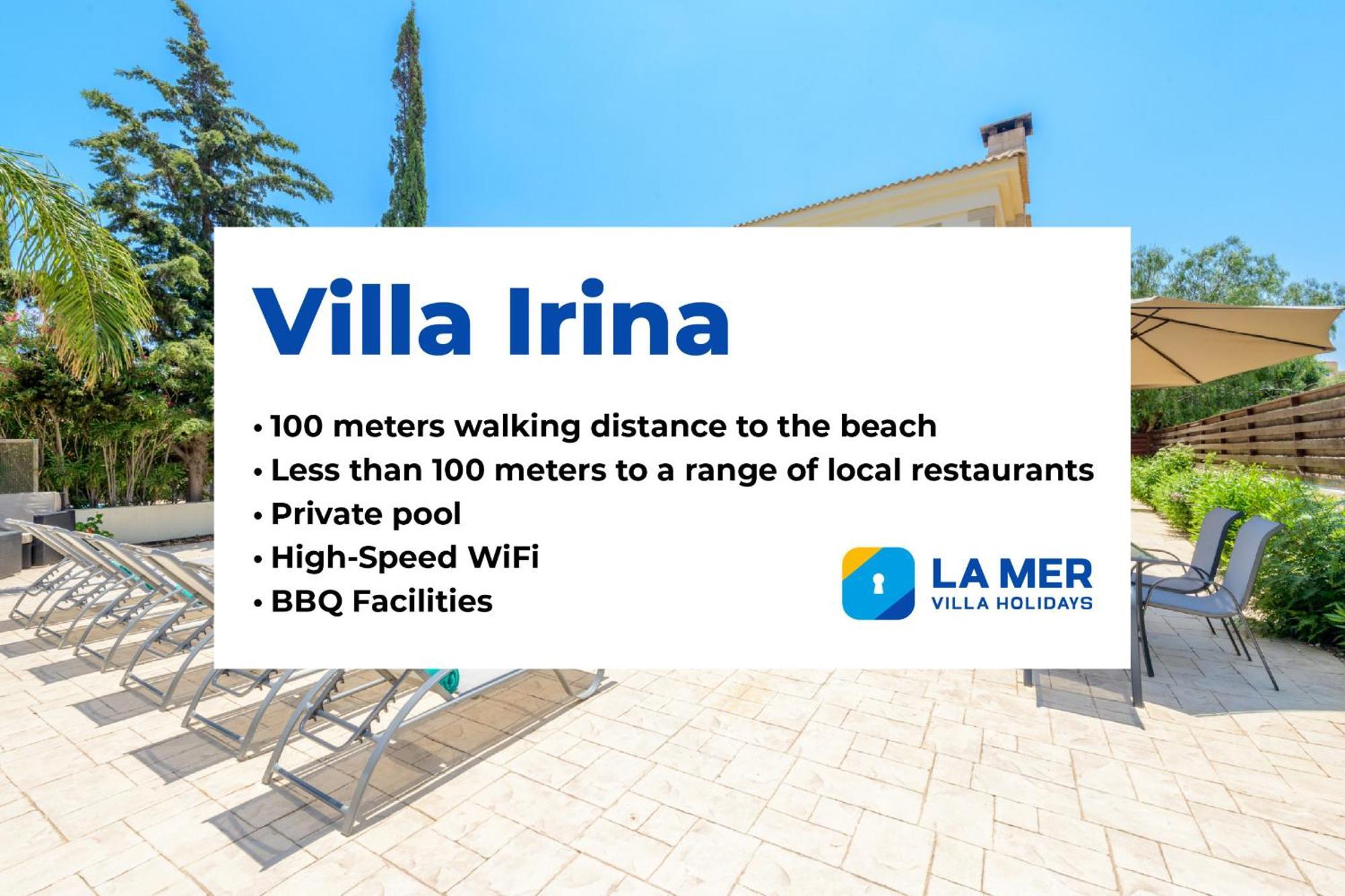 פאראלימני Villa Irina מראה חיצוני תמונה